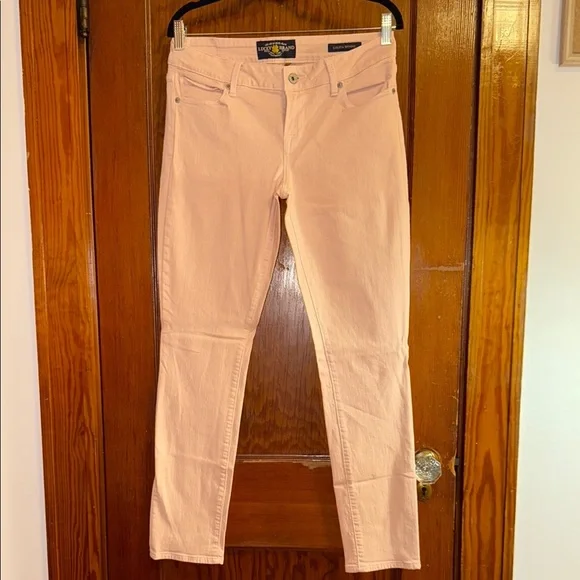 Lucky Brand Women's Lolita Skinny Jeans in Mauve Pink - Picture 1 of 10